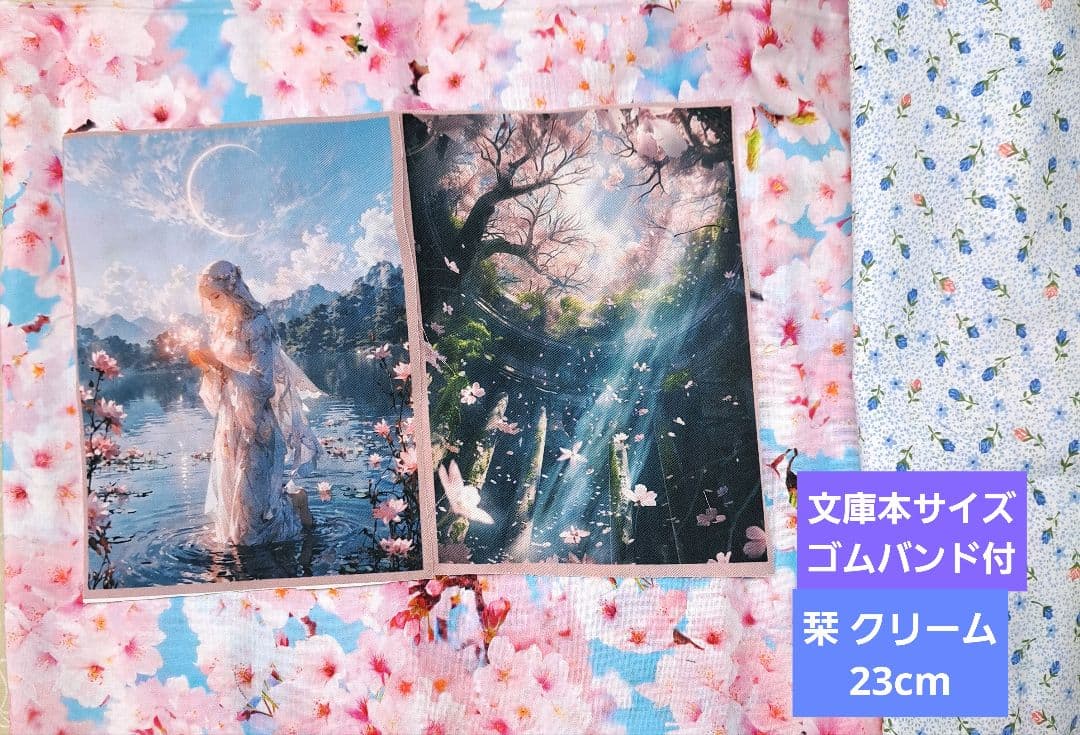 ayumi⑤ブックカバー、フラットポーチ