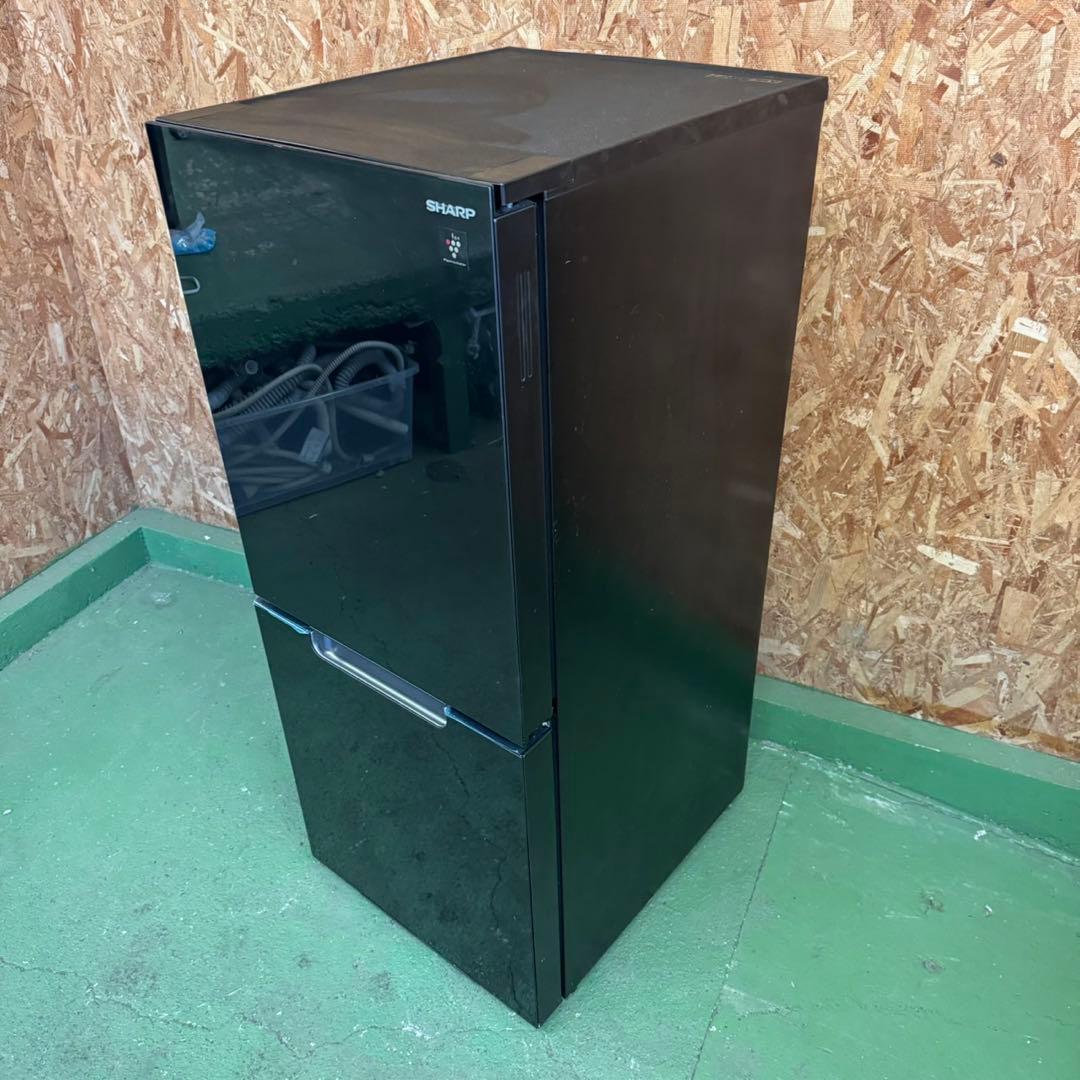 348 極美品　鏡面　冷蔵庫　右開き・左開き　一人暮らし　小型　洗濯機も有