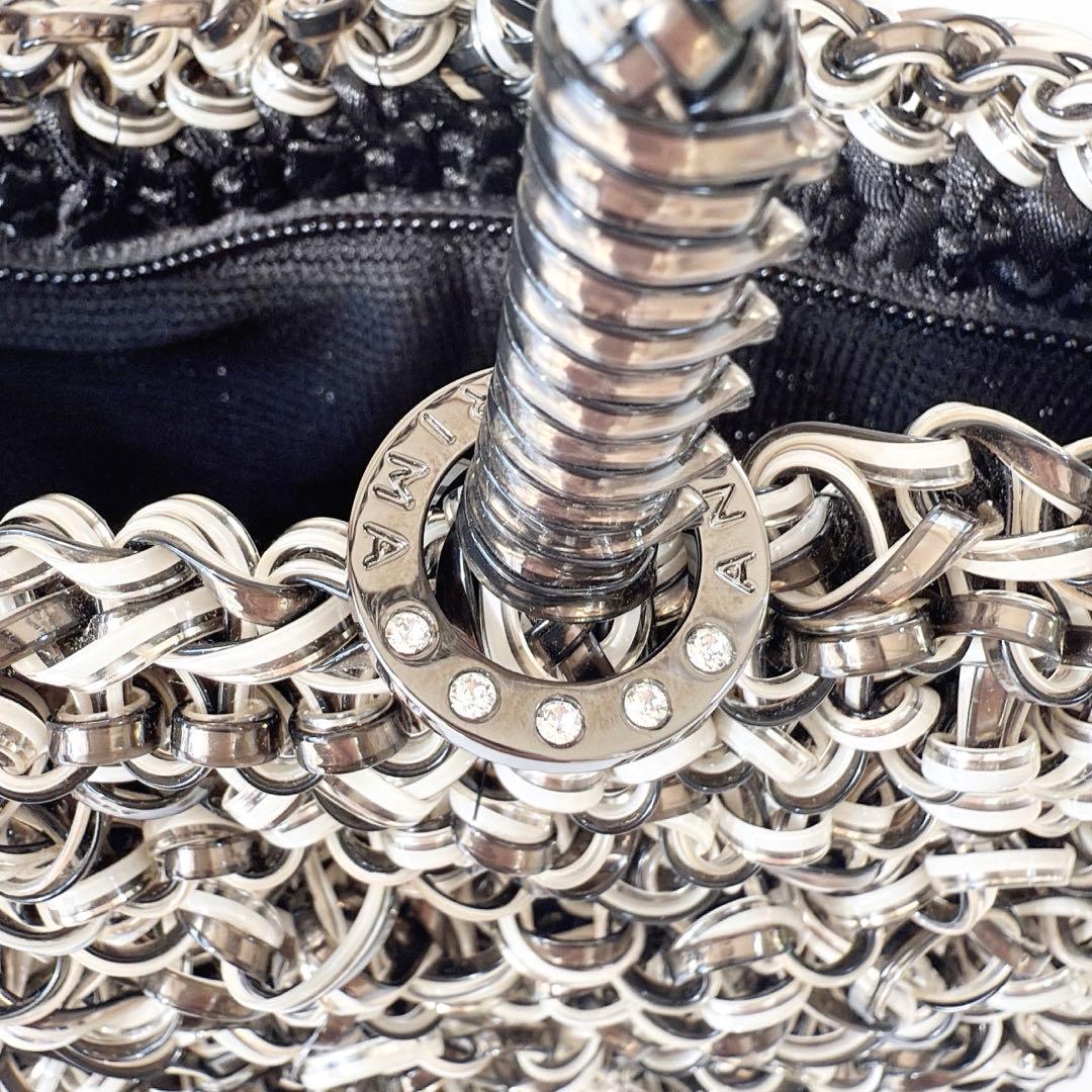 新品同様　アンテプリマANTEPRIMA ドッピオ　スクエアワイヤーハンドバッグ