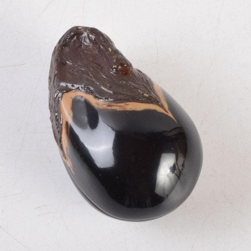 茶道具　乾漆　茄子香合　在銘　時代箱　V　9223