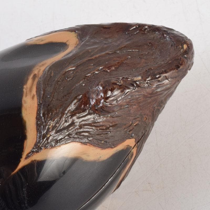 茶道具　乾漆　茄子香合　在銘　時代箱　V　9223