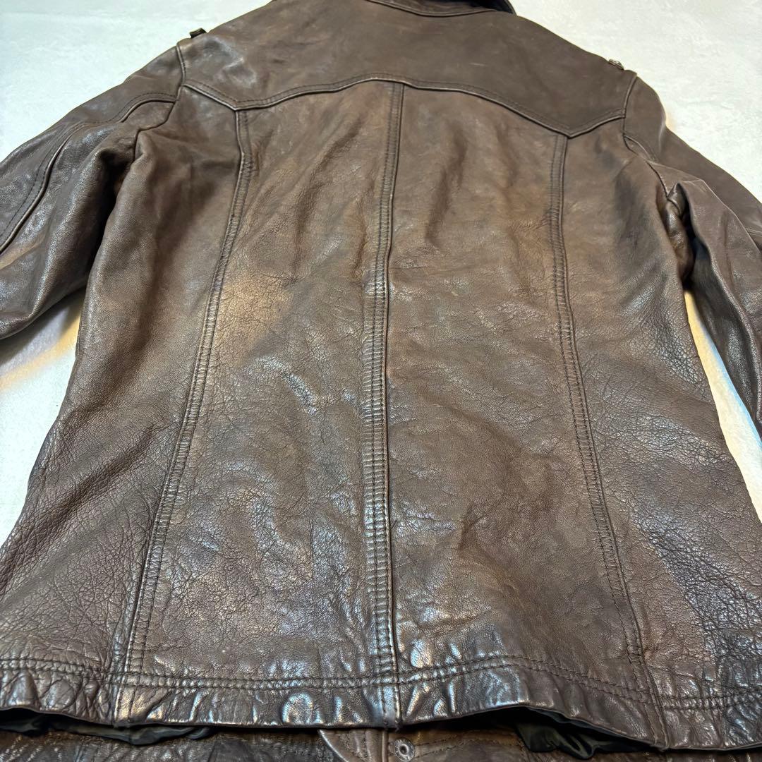 高級馬革】5351プールオム シングルライダース レザージャケット