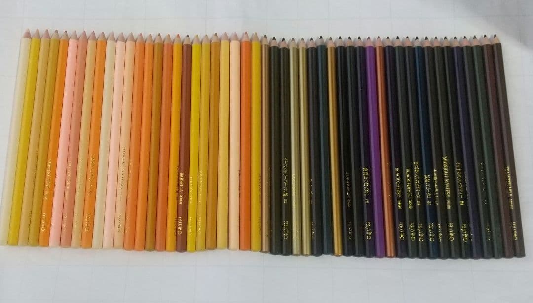 の*中様 収納棚付き　フェリシモ500色 色鉛筆