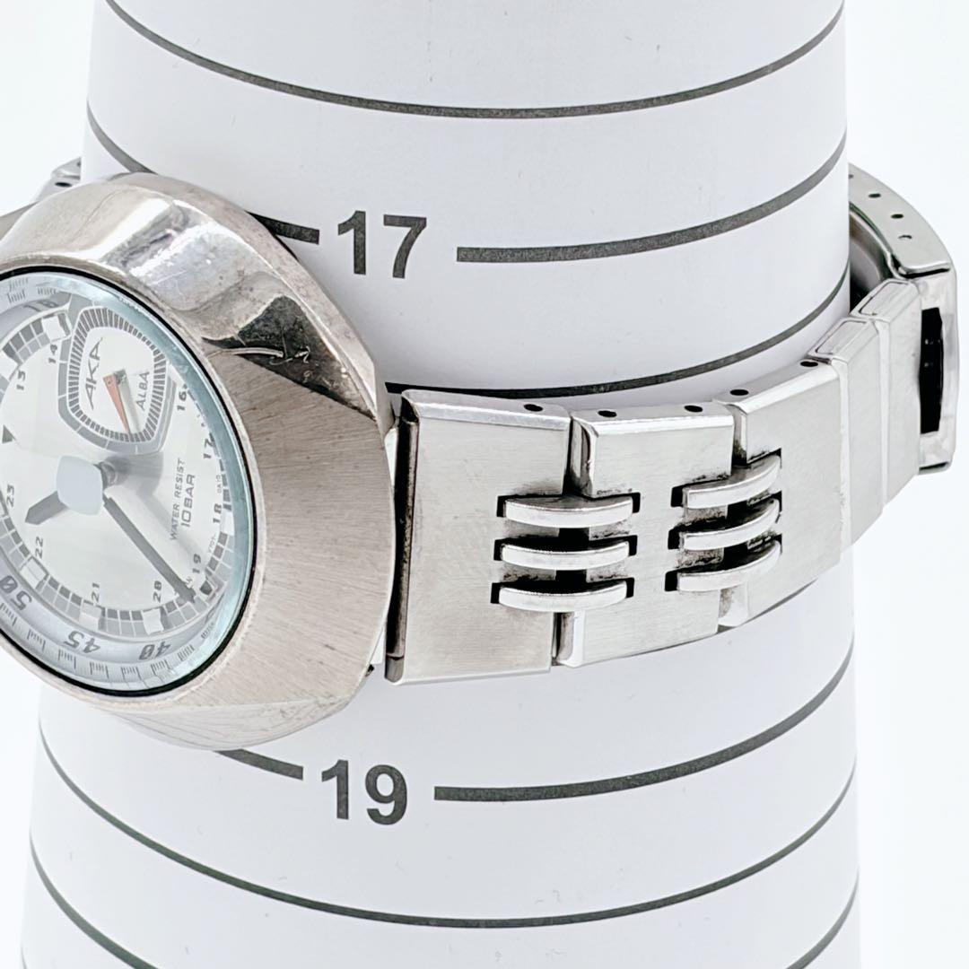 【レア】 SEIKO ALBA AKA ユニコーン 一角ケース 立体ダイヤル