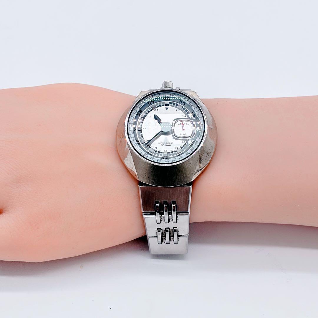 【レア】 SEIKO ALBA AKA ユニコーン 一角ケース 立体ダイヤル