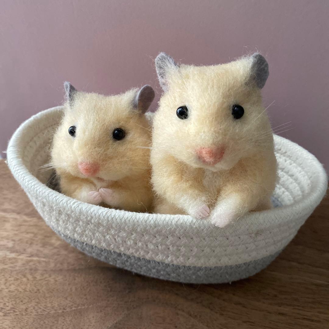 羊毛フェルト】ハムスター☆オーダー（りんりん様専用）