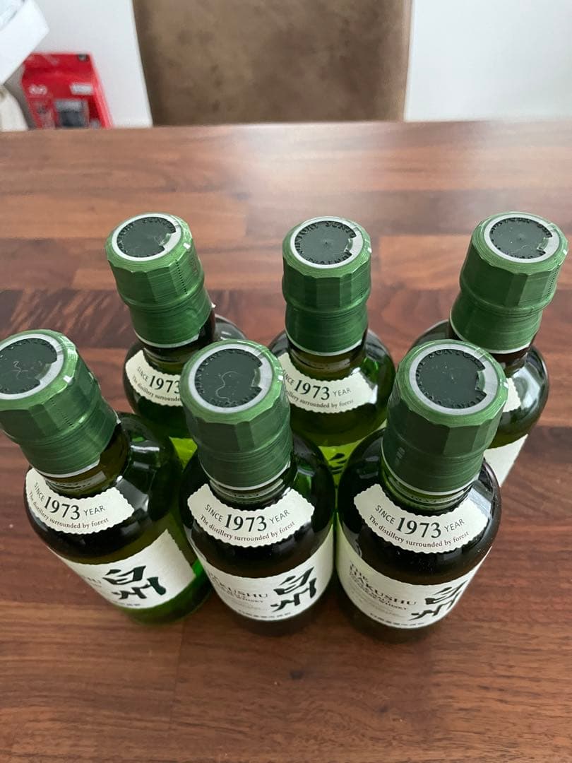 白州ウイスキー 1973年製 180ml ミニボトル4本セット 白州 シングル