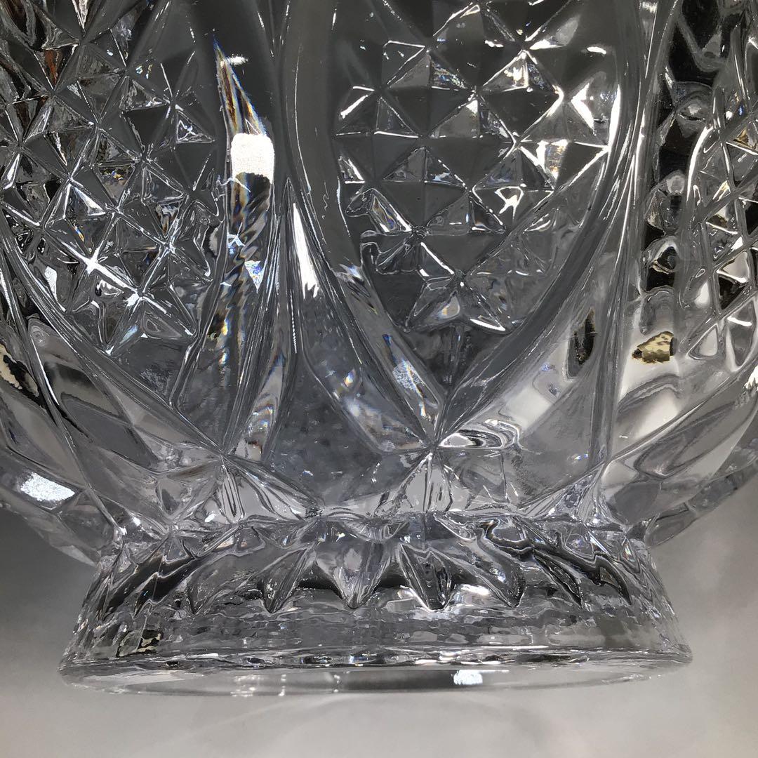 M927 水指 『水崎長寿造』『義山水指』 共箱 茶道具 ガラス工芸