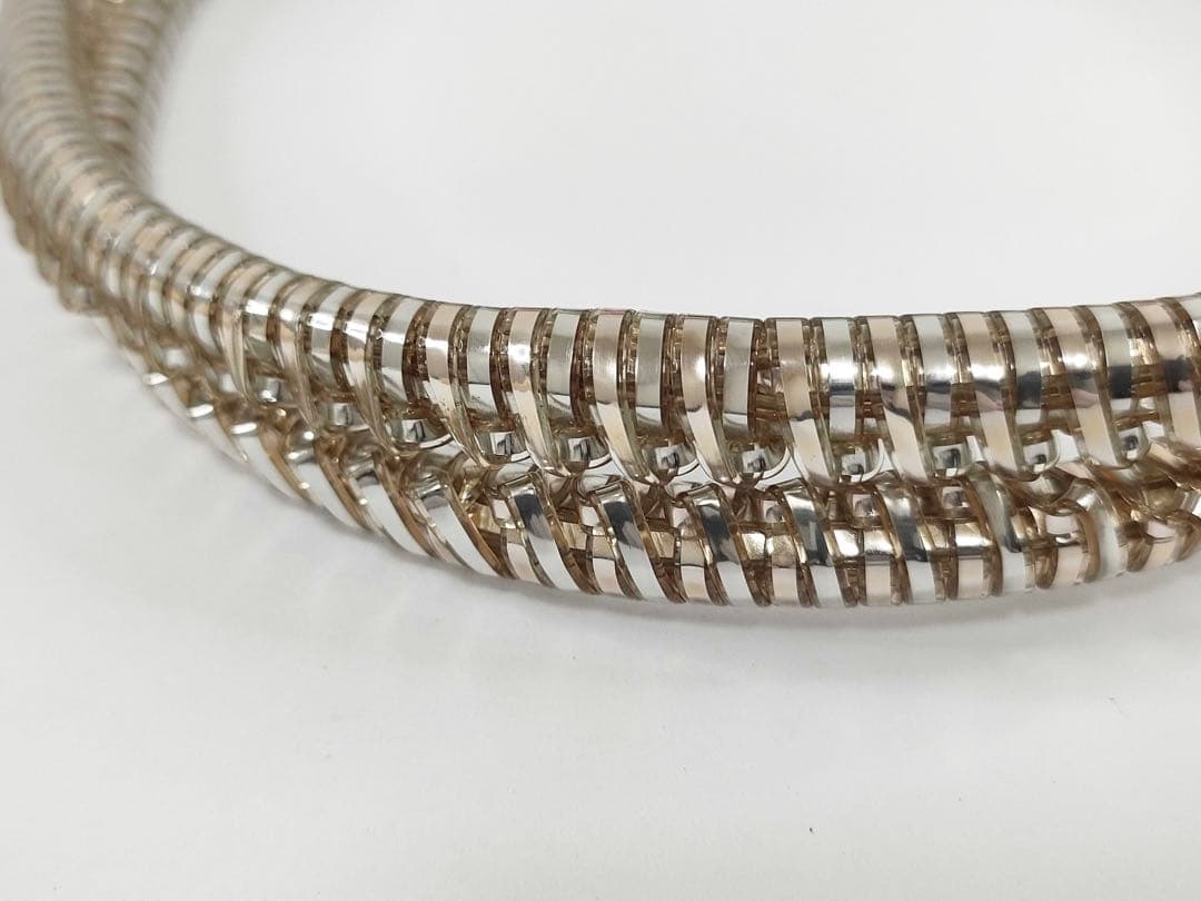 【極美品】アンテプリマ ワイヤーバッグ ハンドバッグ シャンパンゴールド