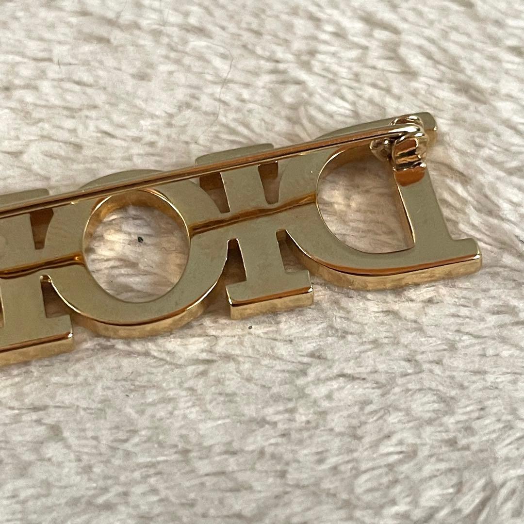 TeTu 様】Dior ブローチ ラインストーン ゴールド金具