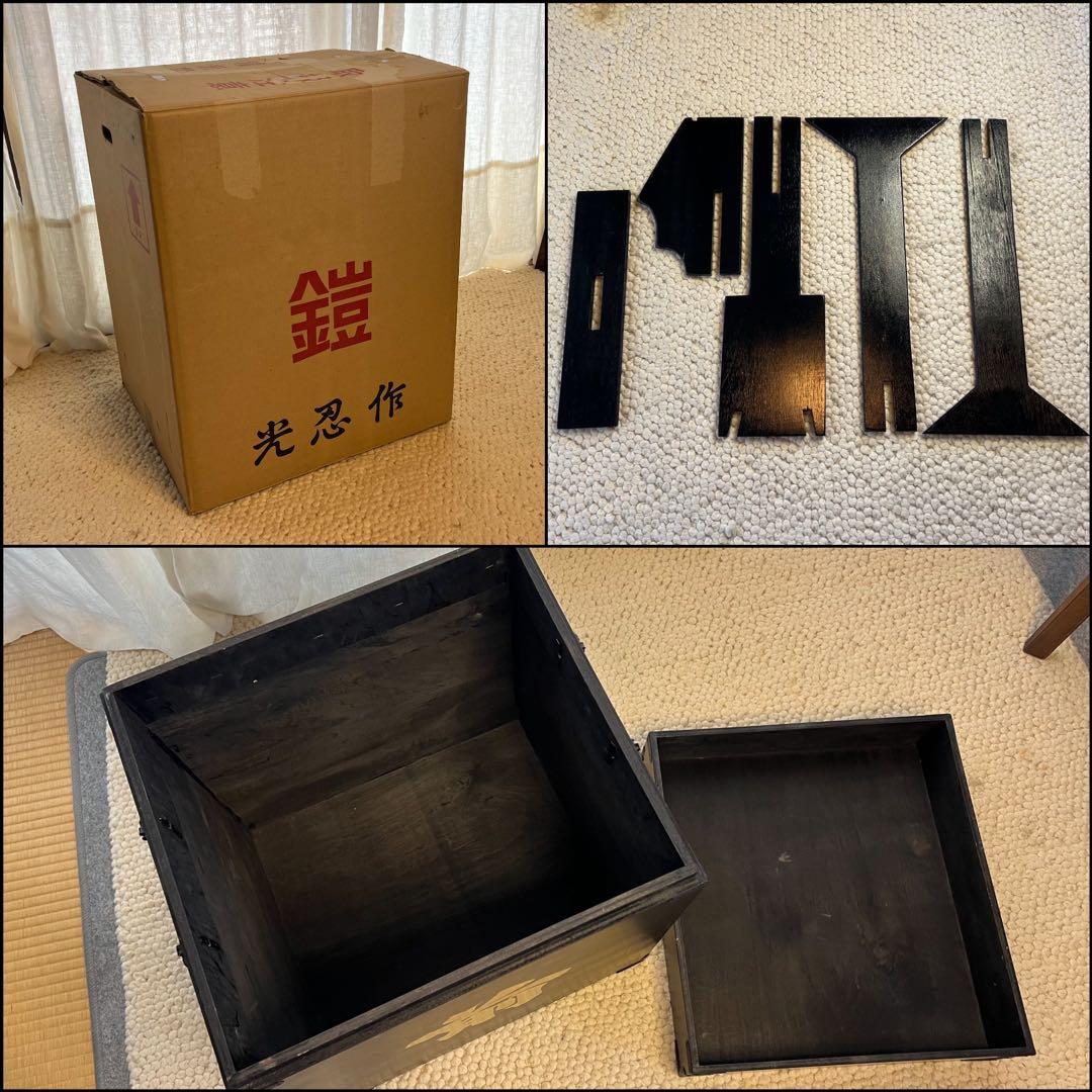 新品同様美品！『薩摩国住光忍十一代作』日本 甲冑 当世具足『 鎧 一式』 等身大