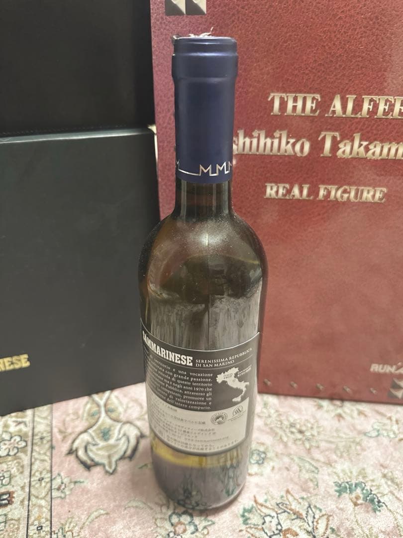 完売品☆サンマリノワイン☆高見沢さん描画限定フルボトル白 未開封