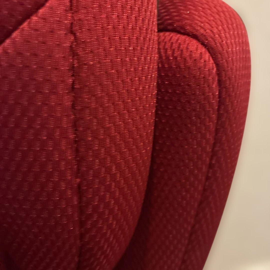 極美品 アップリカ エアグルーヴプラス レッド ジュニアシート