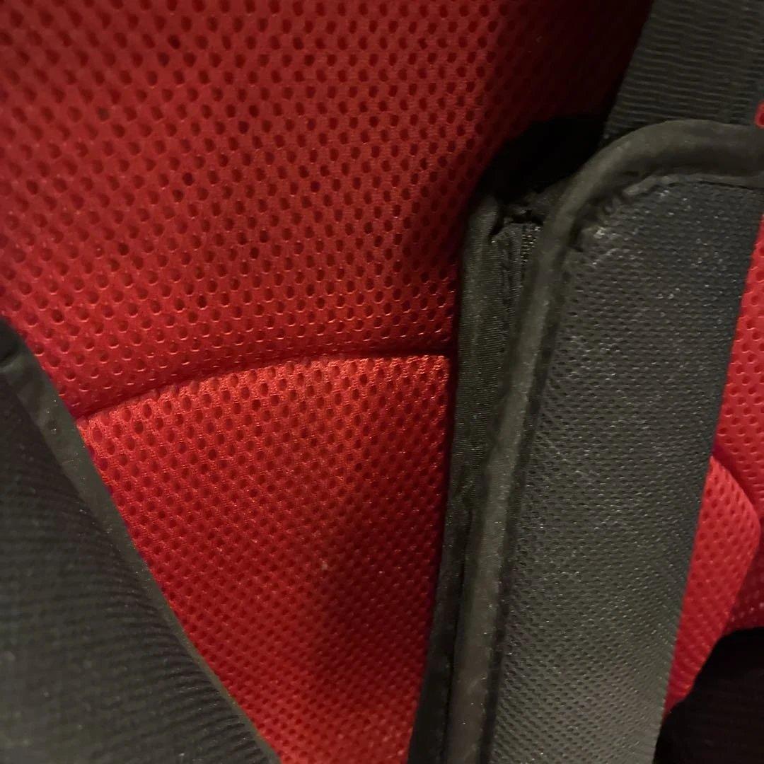 極美品 アップリカ エアグルーヴプラス レッド ジュニアシート