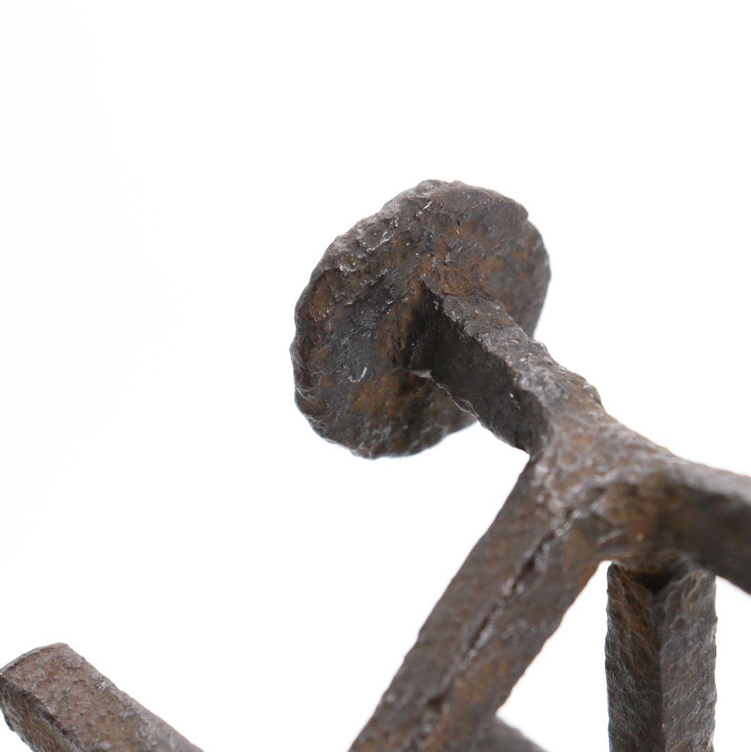 高木次郎兵衛/上野光照 黄檗山古釘蓋置 共箱 茶道具　C133　1F20