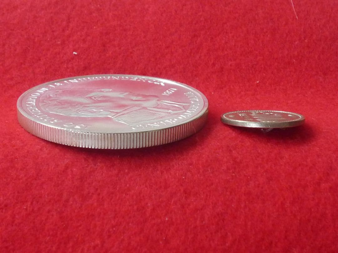 1972年 パナマ 20バルボア 銀貨 ea1205