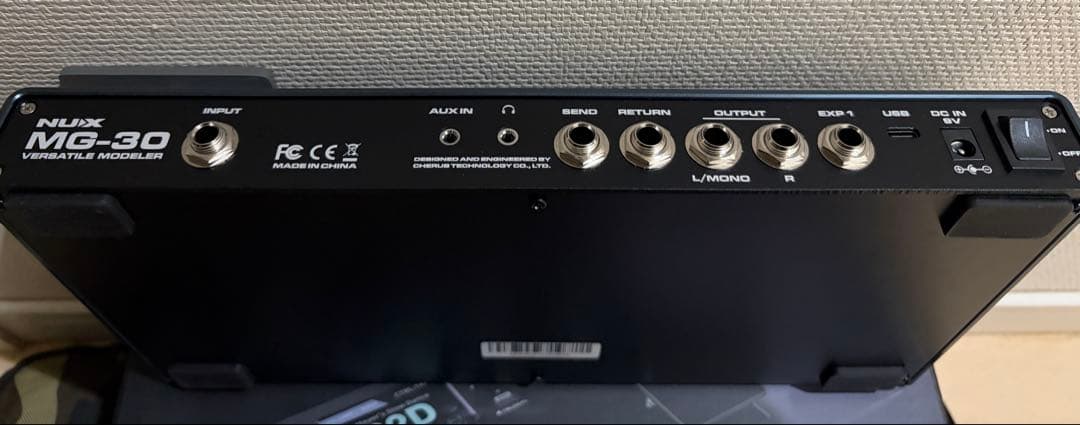 NUX MG-30 マルチエフェクター　美品　ほぼ新品　ギター　エフェクター