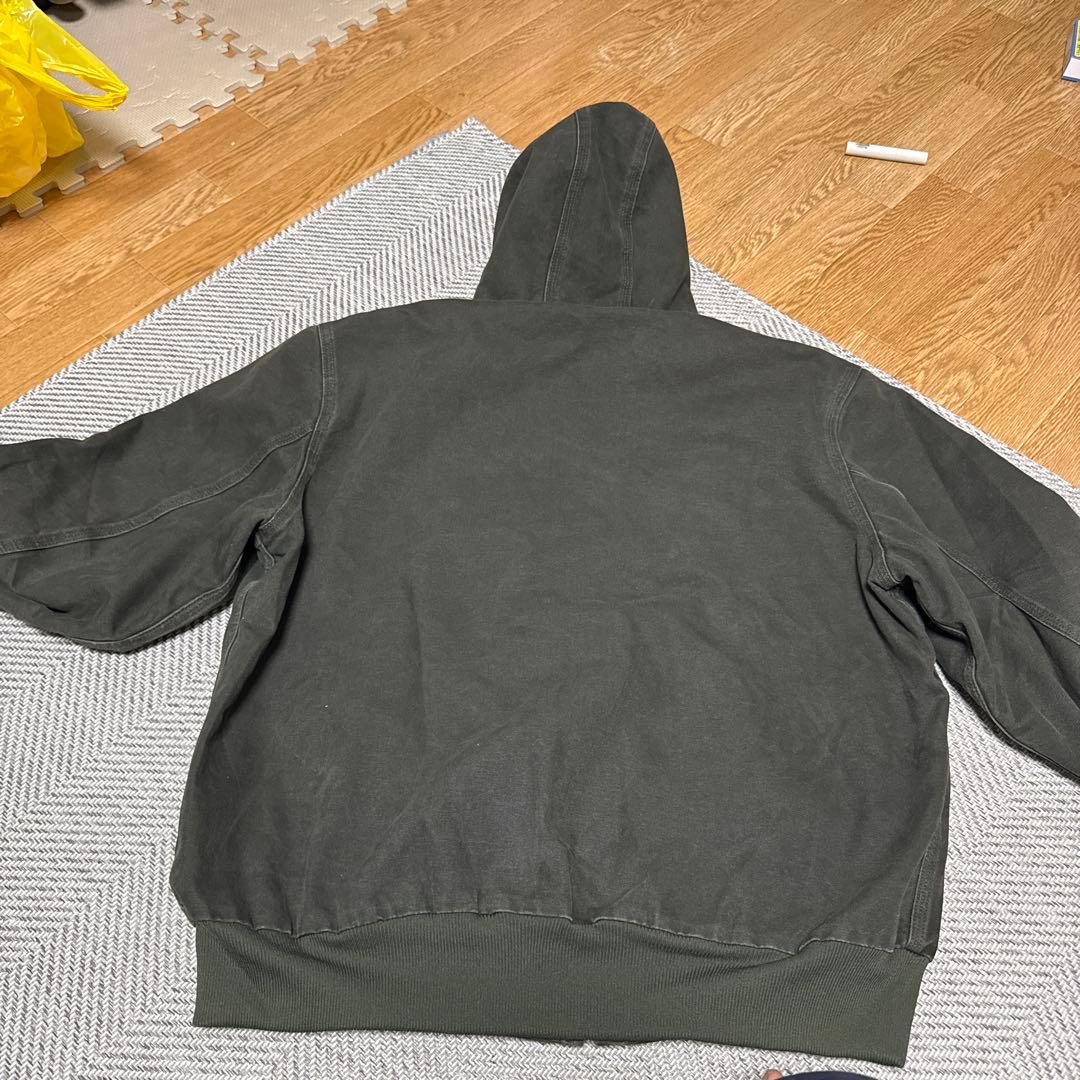 Carhartt ダークグリーン フード付きジャケット