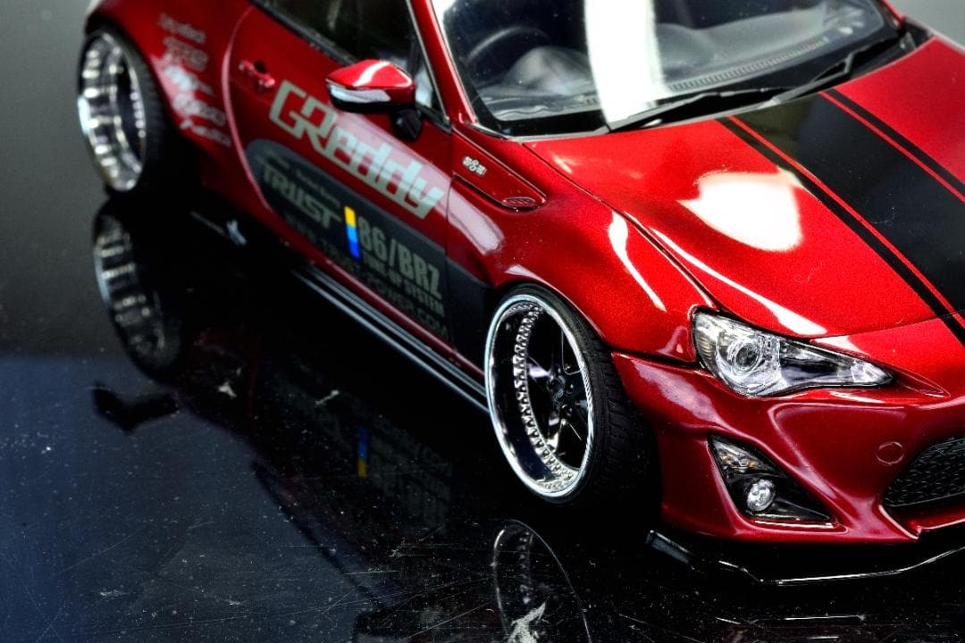 アオシマ 1/24】TOYOTA86 ”GREDDY&ROCKETBUNNY