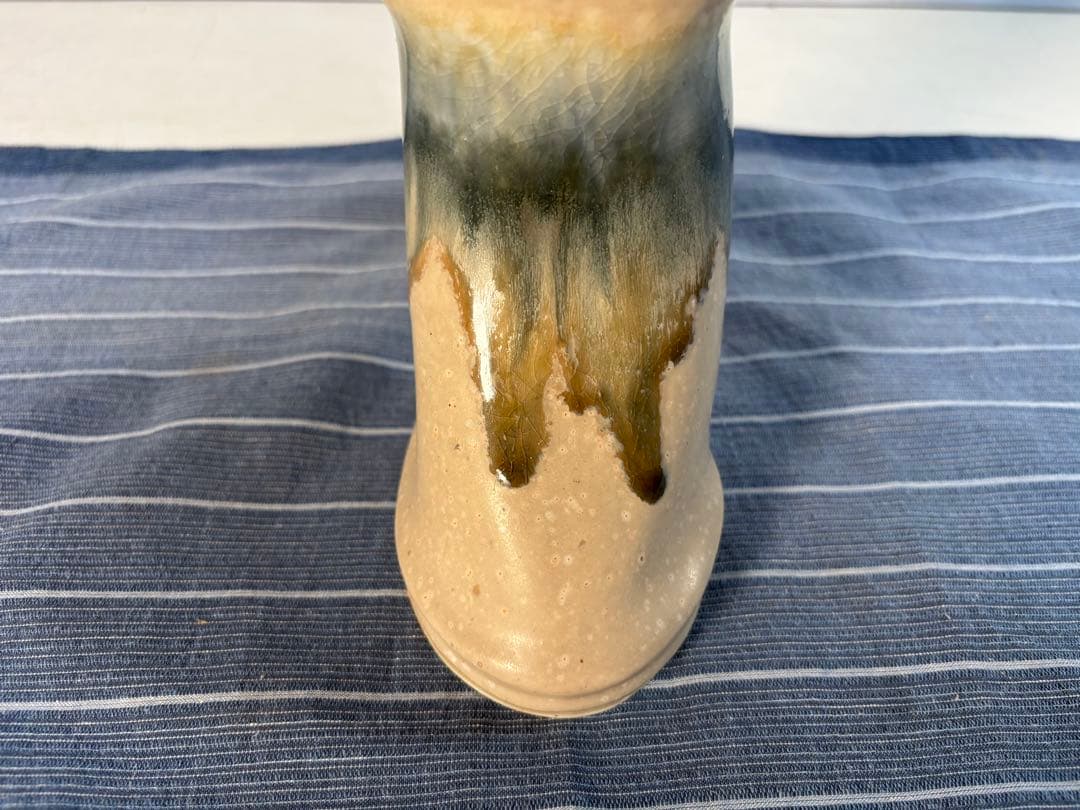 「念ずれば花ひらく」森元青芳 作 砥部焼 陶器人形