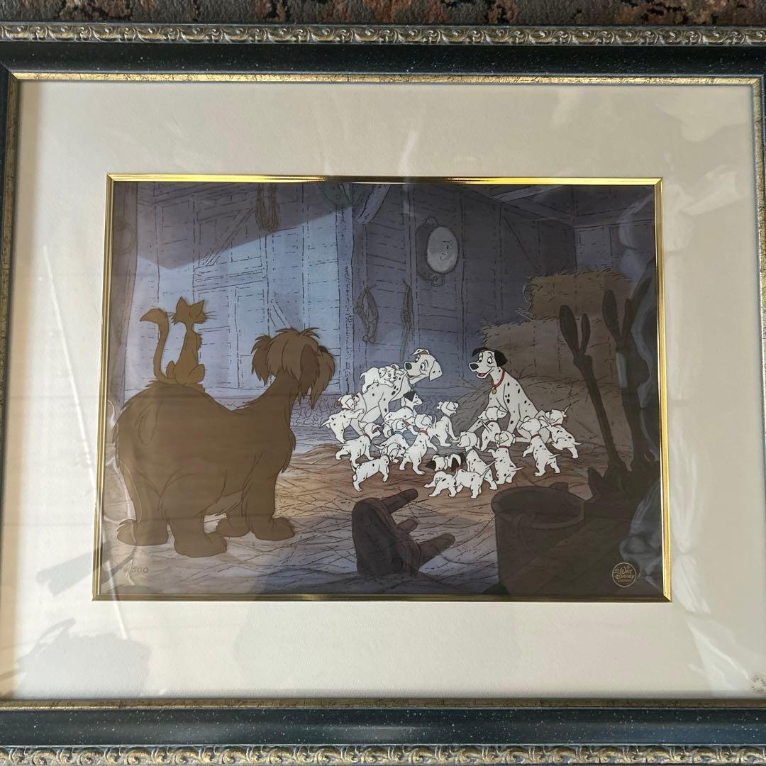 101匹わんちゃん セル画 500枚限定 ディズニー 手書き