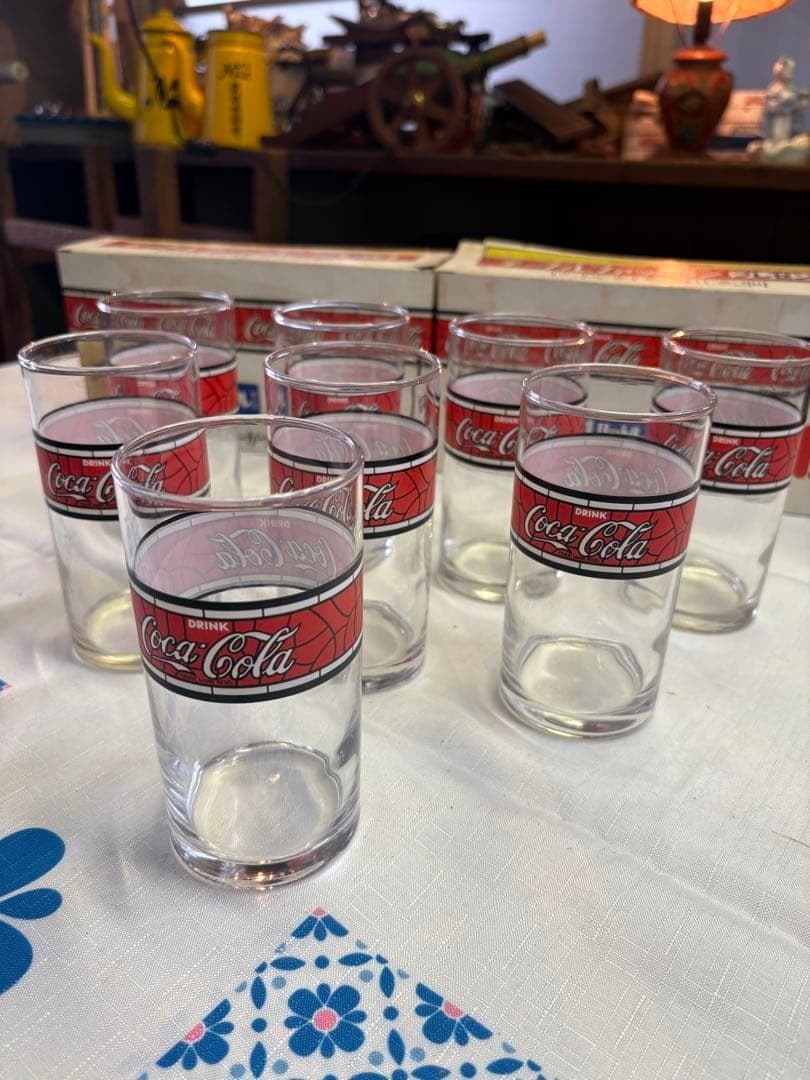 昭和レトロ コカコーラ 食器 Coca-Cola ノベルティー グラスセット