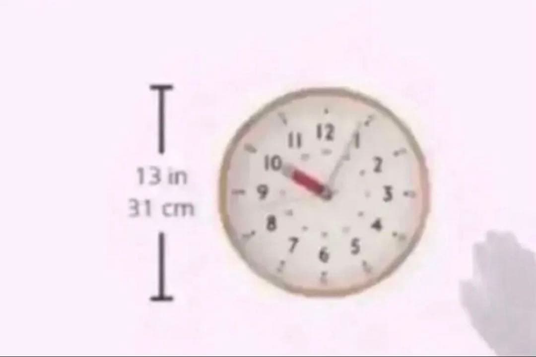 電波時計　壁掛け　ストゥールマン BL