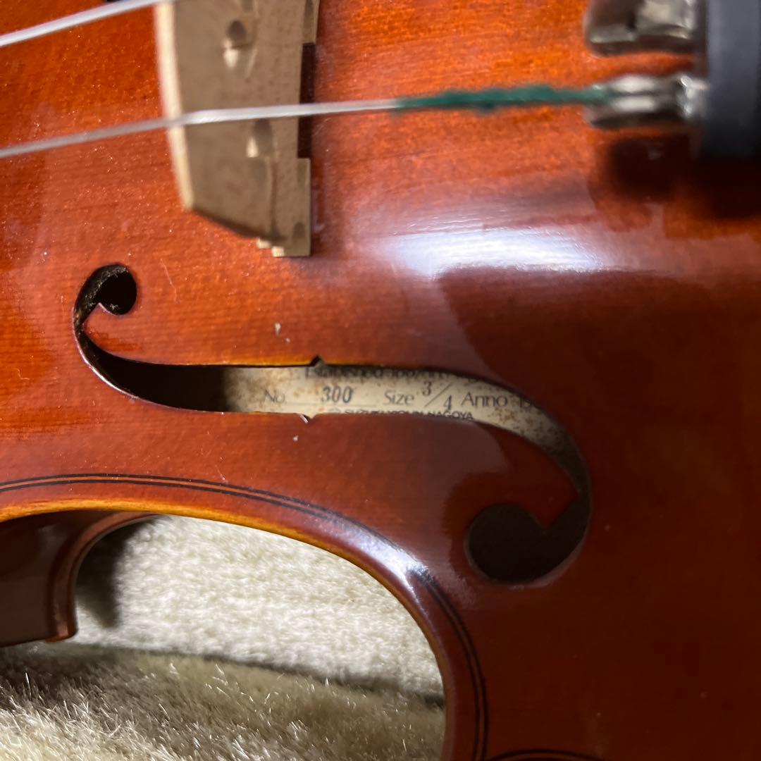 ぱ*た様 SUZUKI スズキ バイオリン NO300 3/4 anno 198