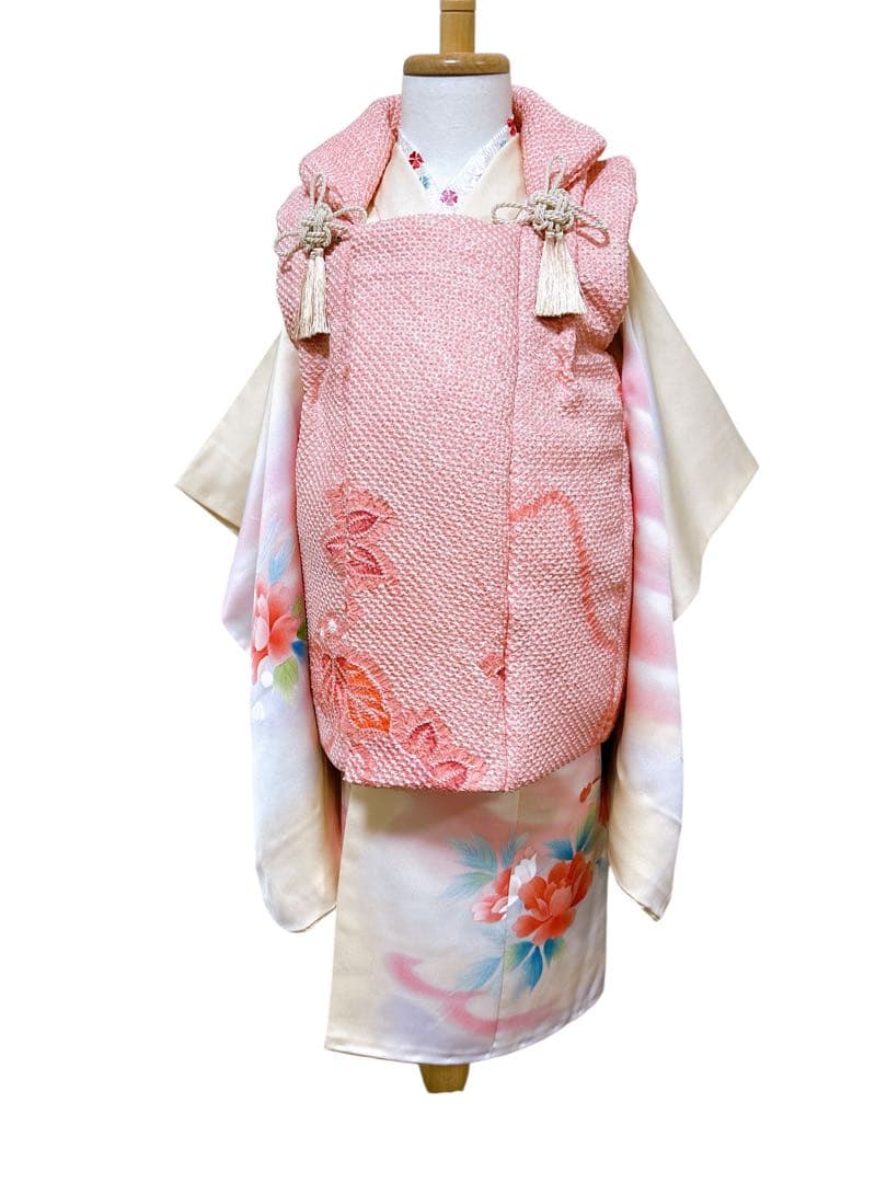 豪華逸品【作家物：寺島節朗】♡七五三　3歳　女の子　フルセット　正絹　ピンク
