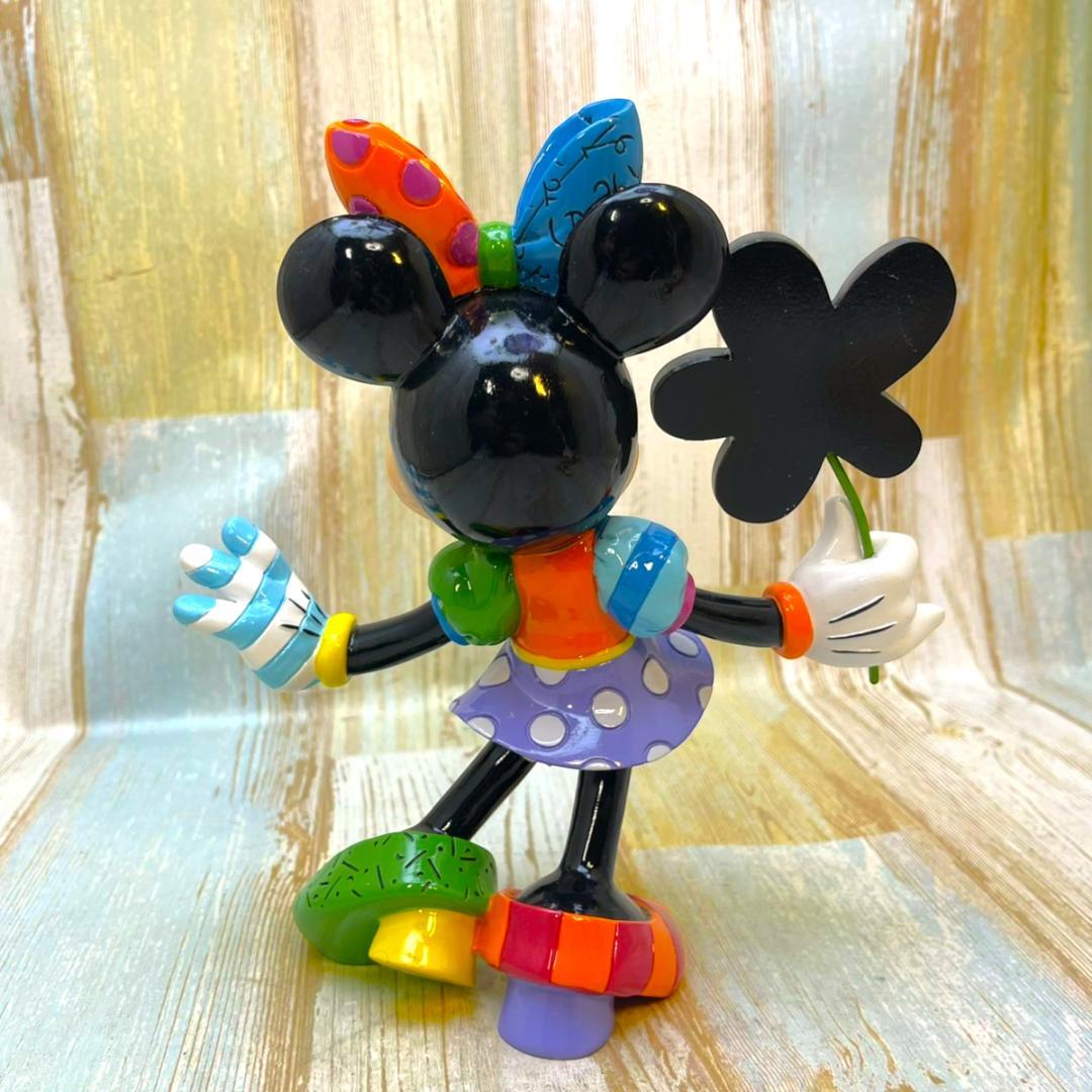 ミニーマウス Minnie Mouse エネスコ BRITTO お花 フィギュア