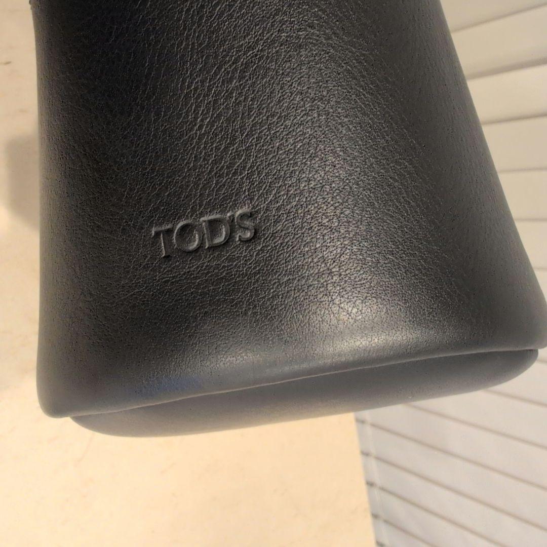 TODS バケツバッグ　ネイビー