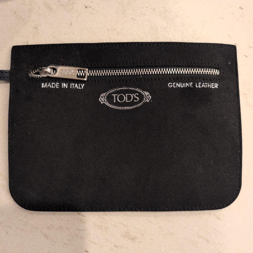 TODS バケツバッグ　ネイビー