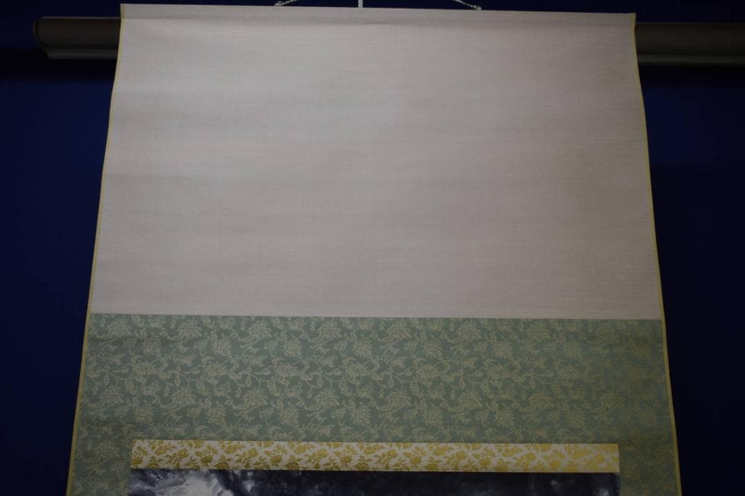 真作/矢野鉄山/新樹図/大幅/桐共二重箱付/布袋屋掛軸HI-6