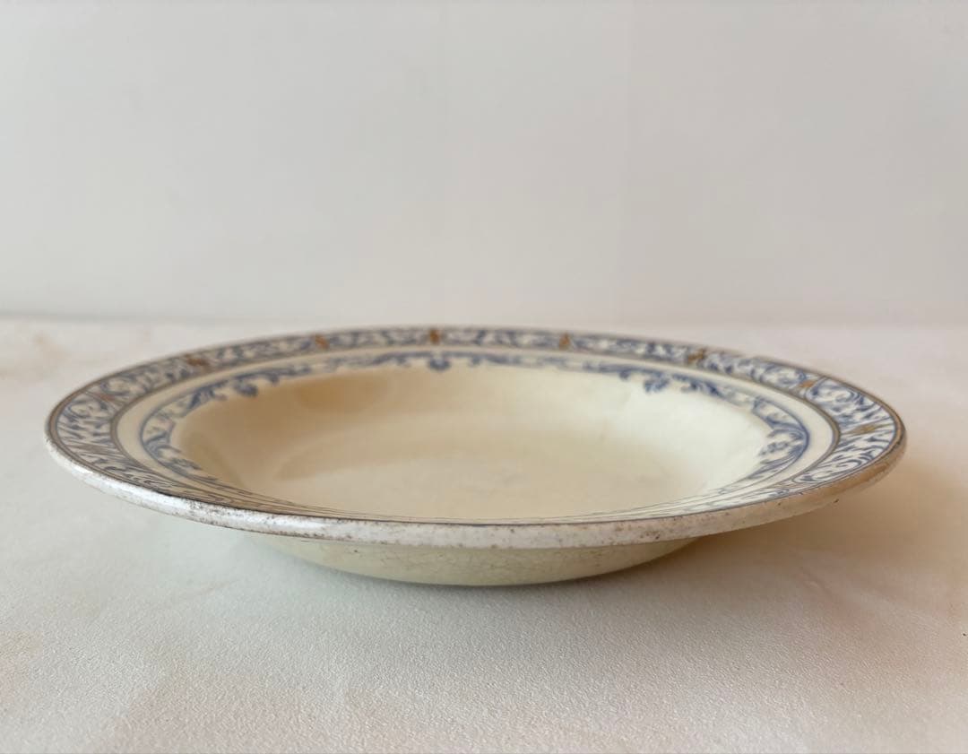 クレイユモントロー colbert コルベール 深皿 フランスアンティーク皿