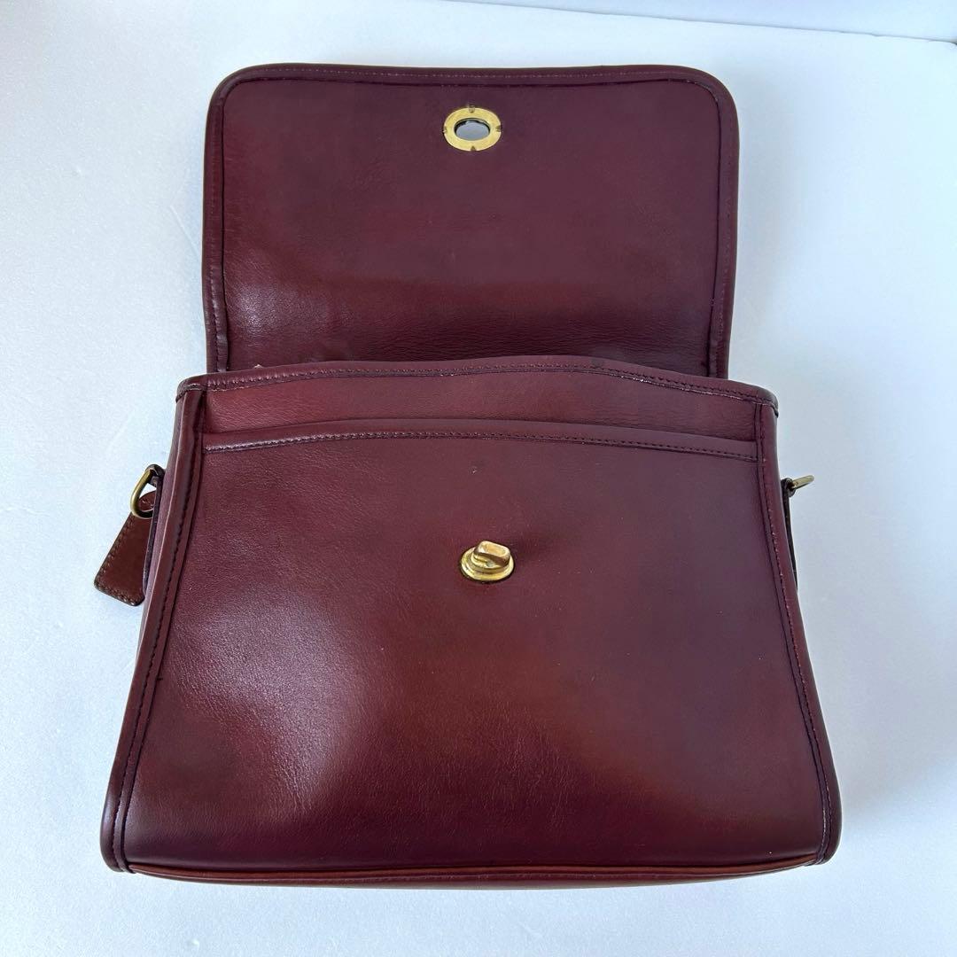 クリーニング済 old coach 9870 Court Bag 80s USA