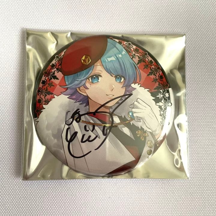 いれいす ほとけ サイン入り缶バッジ