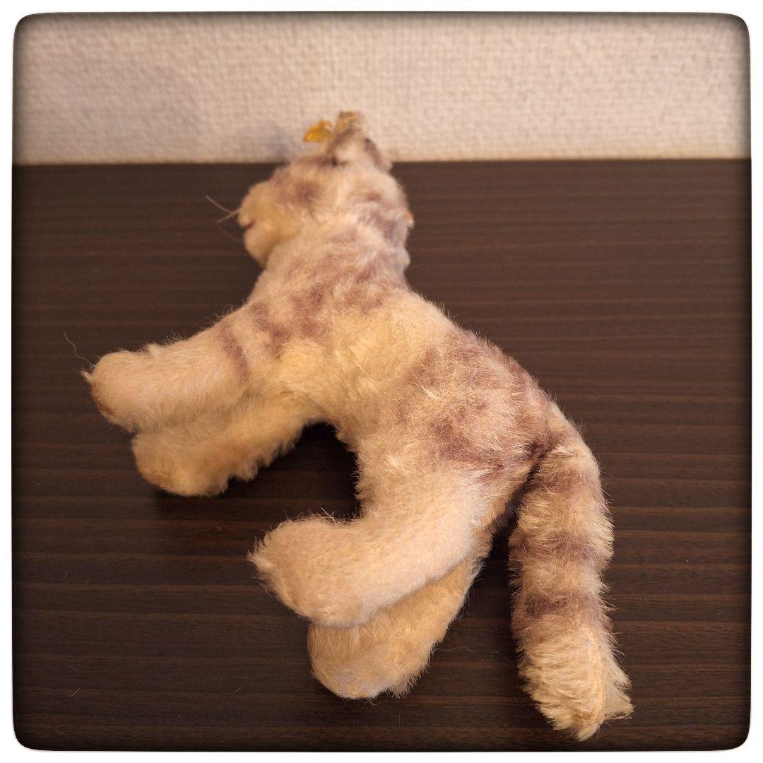【子猫 Tabby タビー 14cm】ヴィンテージ シュタイフ 美品