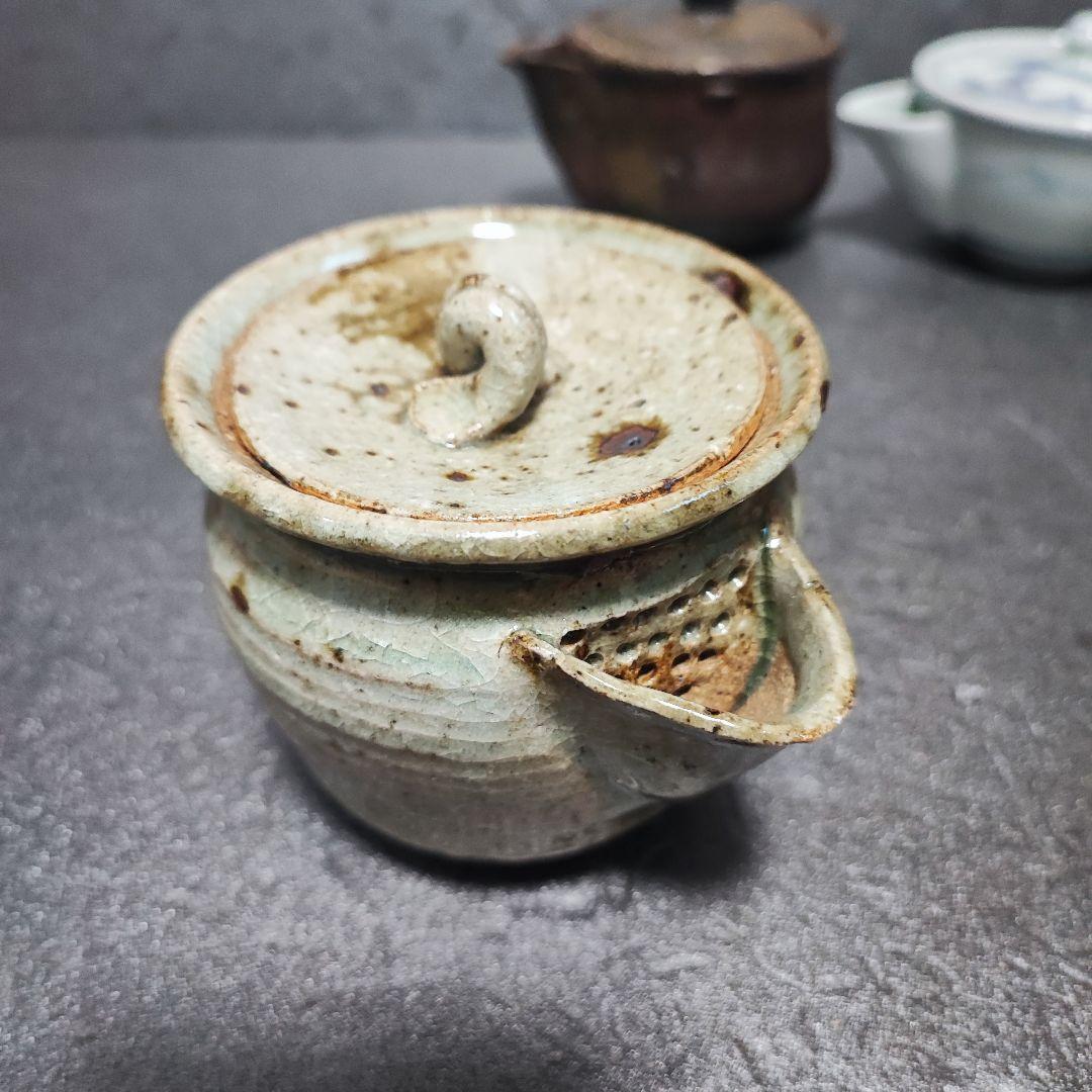 急須　宝瓶　備前焼　染付など　3点まとめ