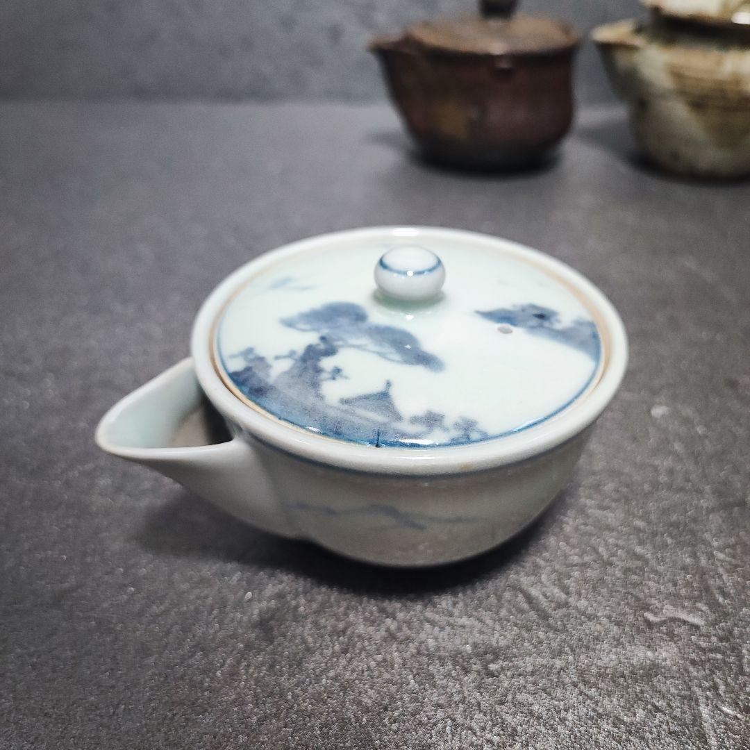 急須　宝瓶　備前焼　染付など　3点まとめ