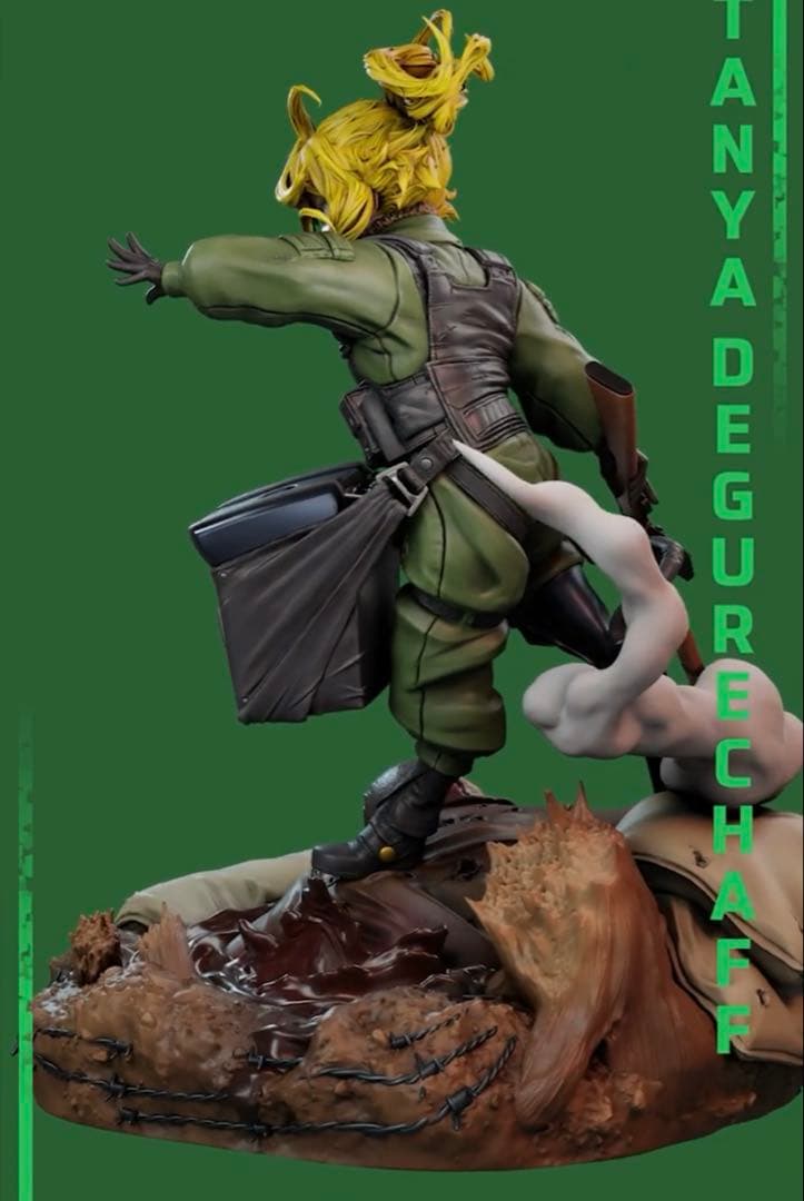 ターニャ　幼女戦記　フィギュア　ガレージキット　未塗装未組立