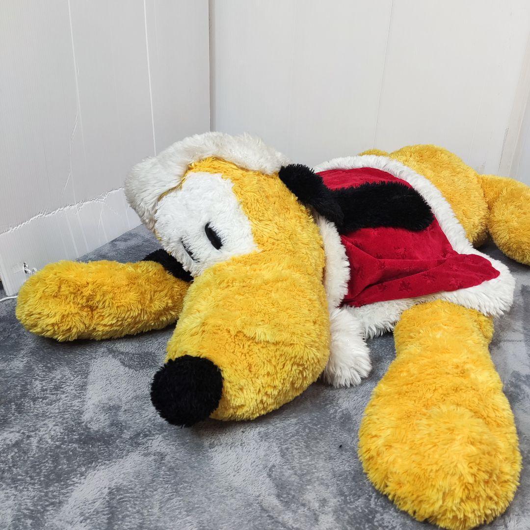 激レア! ディズニー プルート BIG ぬいぐるみ クリスマス サンタ　2005