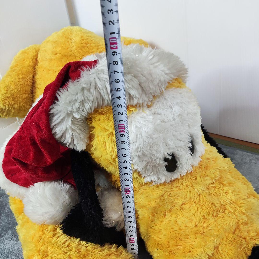 激レア! ディズニー プルート BIG ぬいぐるみ クリスマス サンタ　2005