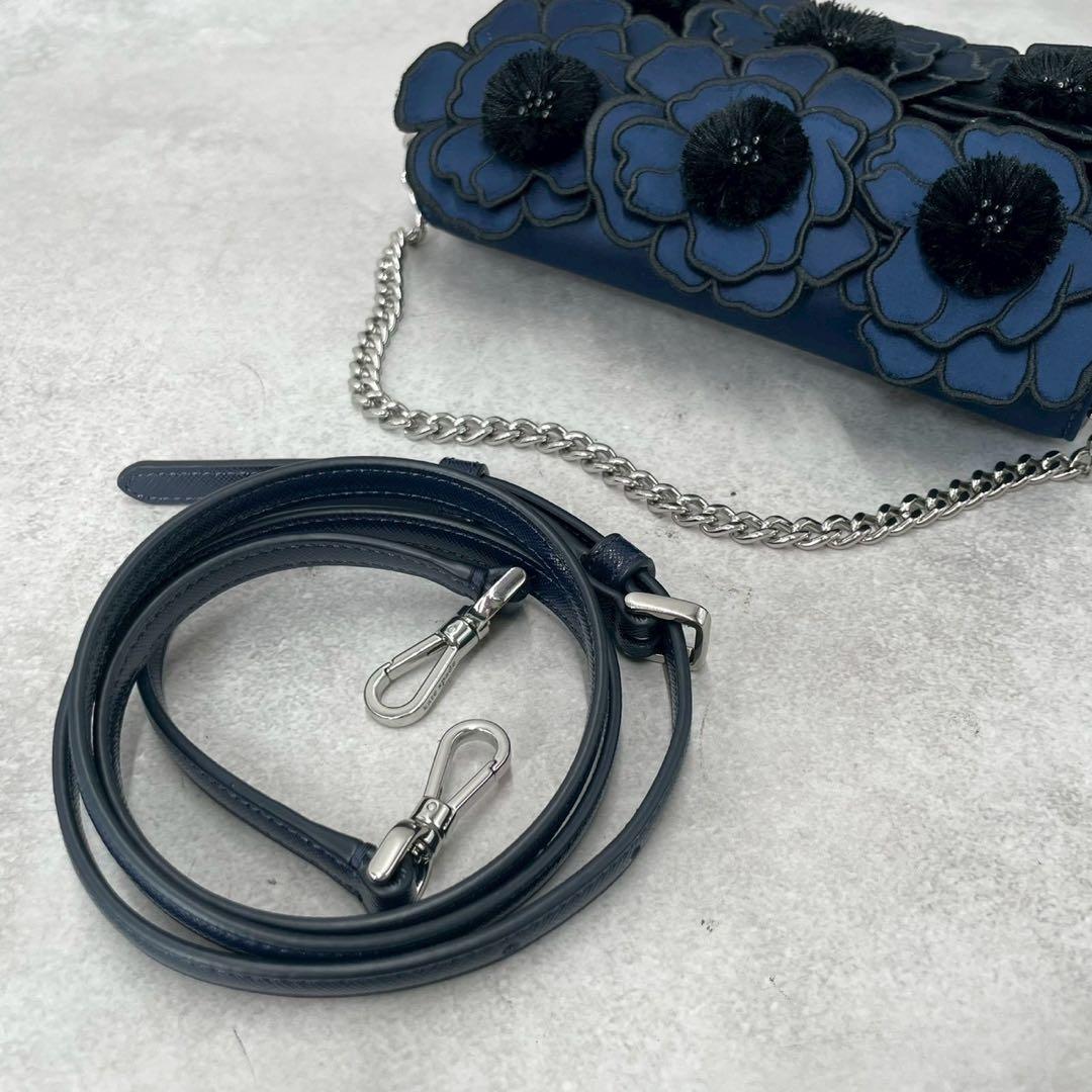 未使用級◎ケイトスペード　マディソン　アップリケ　エンブロイダード　フローラル