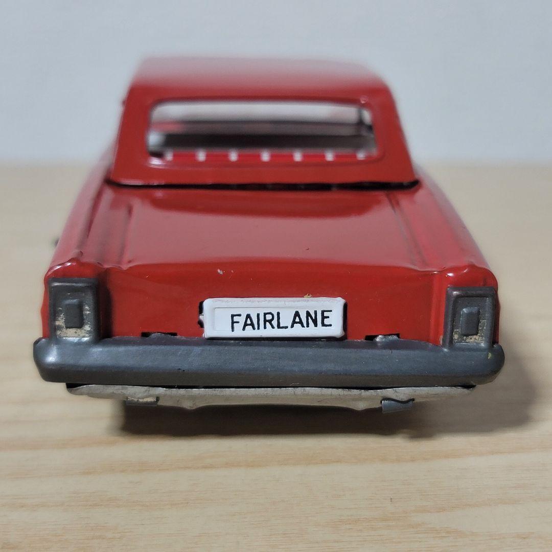 土日限定価格 市村商店 ブリキ フォードフェアレーン500 ゼンマイ式 箱