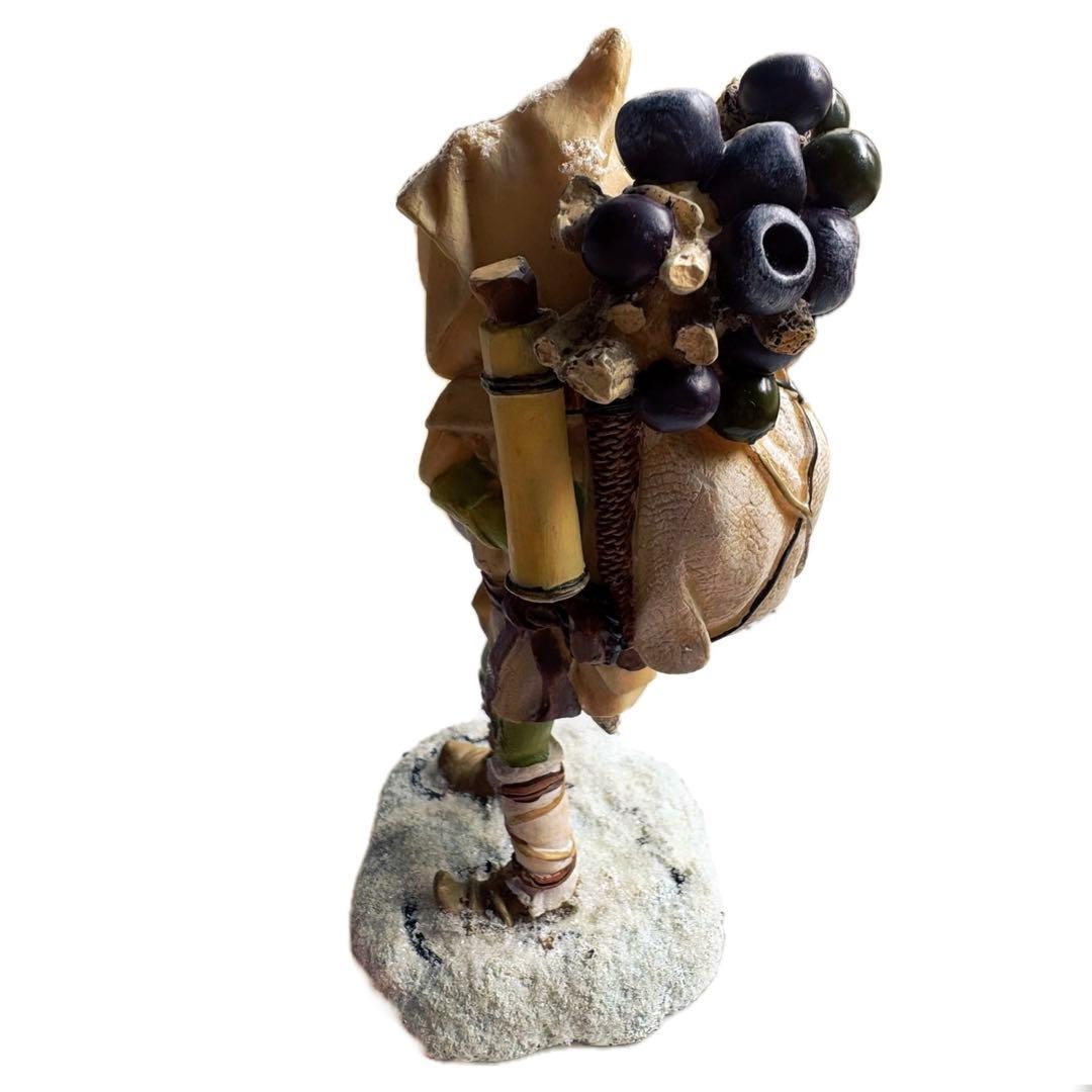 頭上に葉が描かれているレア品 与勇輝 森の妖精 『山