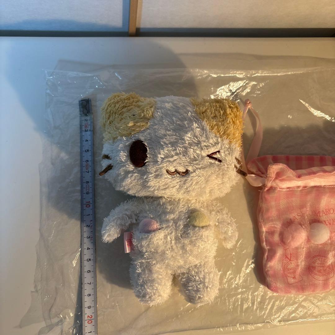 激レア　平成レトロ　マシュマロみたいなふわふわにゃんこ ウィンク 巾着付