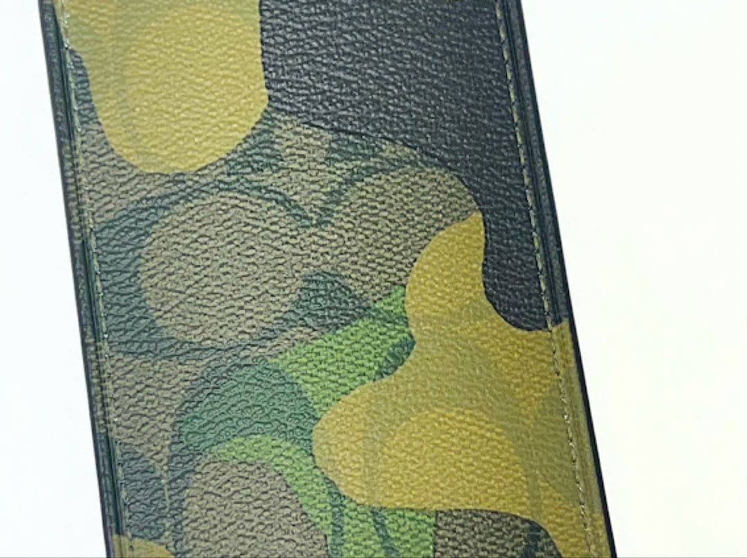 ☆正規品☆ COACH ネームタグ シグネチャー ラゲッジタグ グリーン