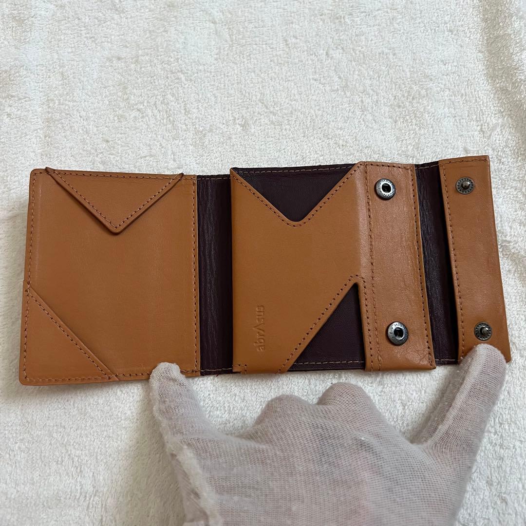 希少　abrAsus よつばと！　ダンボー　三つ折り財布　レザー