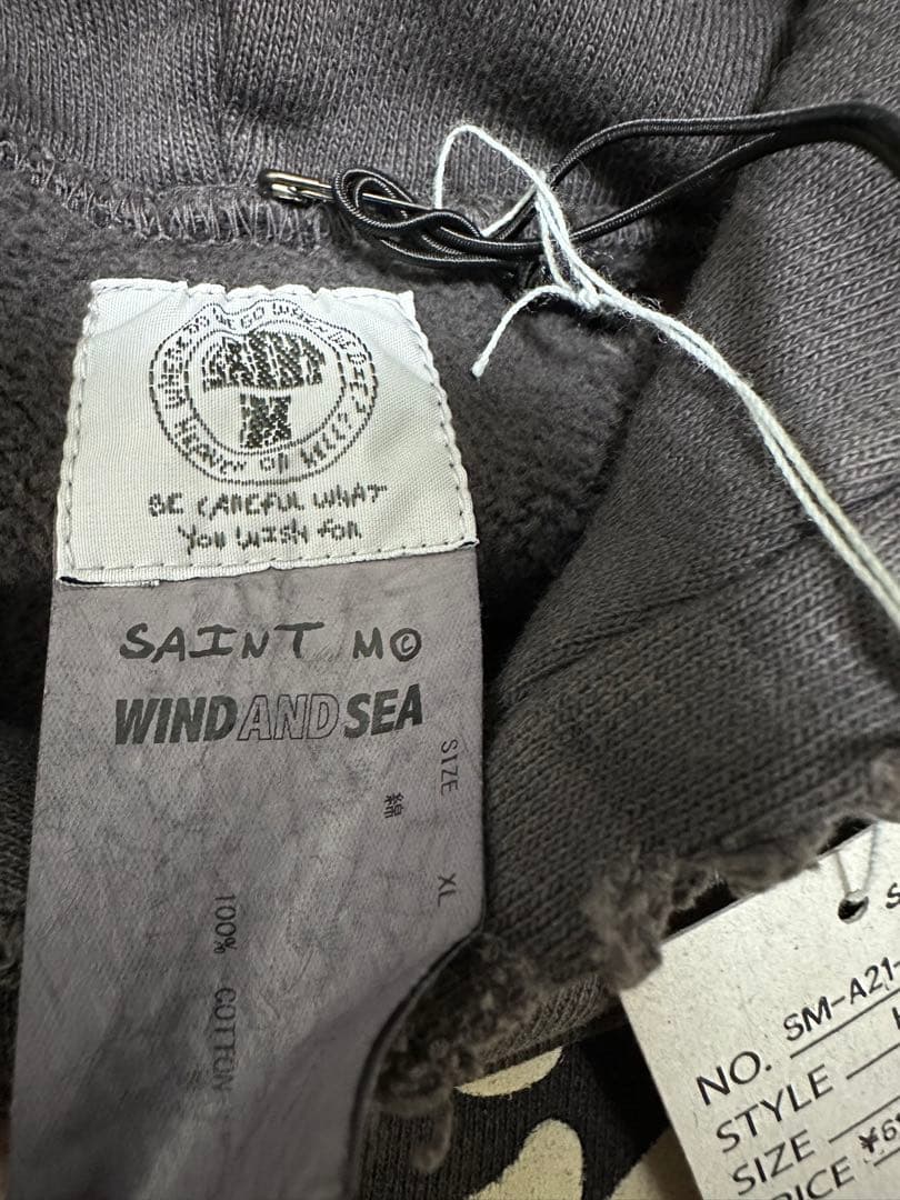 トップス SAINT Mxxxxxx WIND AND SEA HOODIE XL