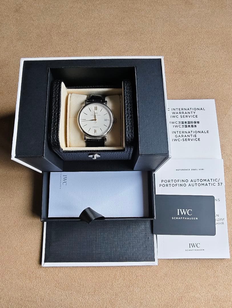 IWCポートフィノ オートマティック IW356517 ウォッチ シルバー文字盤